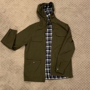 Flannel-lined Jacket with Hood